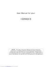 Reeva ICON80IX User Manual