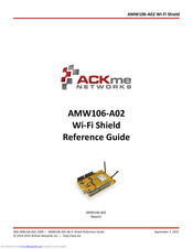 ACKme Networks AMW106-A02 Reference Manual
