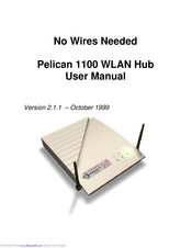 No Wires Needed Pelican 1100 User Manual