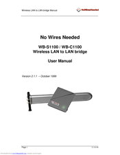 No Wires Needed WB-C1100 User Manual