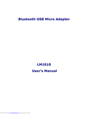 LM Technologies LM1010 User Manual