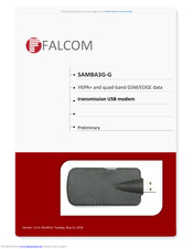 FALCOM SAMBA3G-G Manual