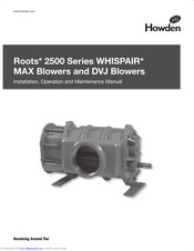 Howden Roots 2510 WHISPAIR MAX Installation, Operation And Maintenance Manual