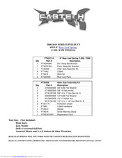 Fabtech FTS22114 Installation Instructions