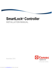 Cansec SMARTLOCK Series Installation Manual