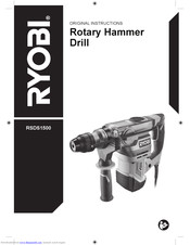 Ryobi RSDS1500 Original Instructions Manual