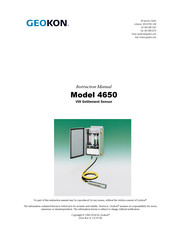 Geokon 4650 Instruction Manual