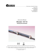 Geokon 4410 Instruction Manual