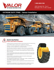 Valor EXTREME DUTY TPMS Installation