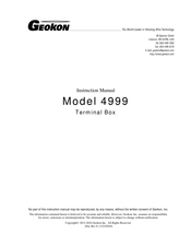 Geokon 4999 Instruction Manual