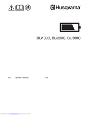 Husqvarna BLi100C Operator's Manual