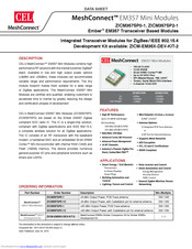 CEL MeshConnect ZICM357SP0-1C Datasheet