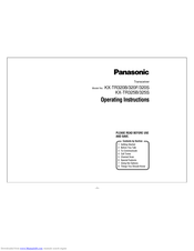 Panasonic PalmLink KX-TR320F Operating Instructions Manual