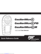 BW Technologies GasAlertMicro 5 IR Quick Reference Manual