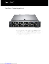 Dell EMC PowerEdge R840 Technical Manual