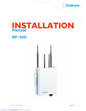 Dedrone RF-100 Installation Manual