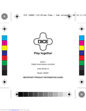 DICE D60B1 Important Product Information Manual