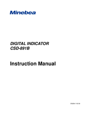 Minebea CSD-891B Instruction Manual