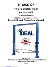 IDEAL TP12KC-DX Installation & Operation Manual