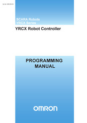 Omron SCARA YRCX Series Programming Manual
