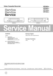 Philips VR340/55 Service Manual