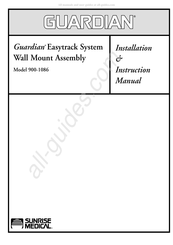 Guardian Guardian Easytrack System Wall Mount Assembly 900-1086 Instruction Manual