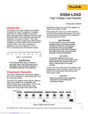 Fluke 5320A-LOAD Instruction Sheet
