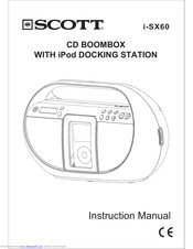 Scott i-SX60 Instruction Manual