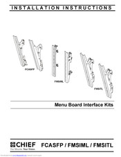 CHIEF FMSIML Installation Instructions Manual