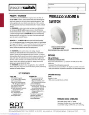 Sensor Switch XCR 1PWH Manual