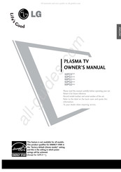 LG 42PG200R-ZA Owner's Manual