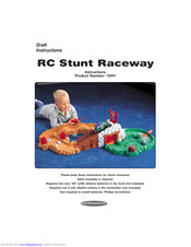 Fisher Price RC Stunt Raceway 72911 Instructions Manual