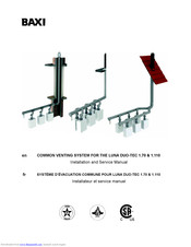 Baxi LUNA DUO-TEC 1.70 Installation And Service Manual
