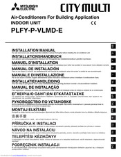 Mitsubishi Electric CITY MULTI PLFY-P-VLMD-E SERIES Installation Manuals