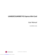 LG LUM900T User Manual