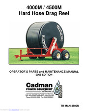 Cadman 4000M Operator's Parts And Maintenance Manual