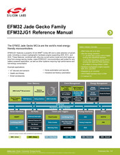 Silicon Laboratories EFM32JG1 Reference Manual