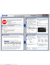 FLIR SyncroIP Camera Series Quick Networking Manual