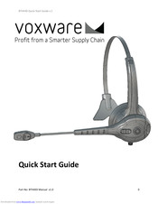 Voxware BTH430 Quick Start Manual