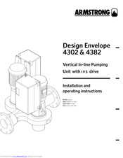 Armstrong Design Envelope 4382 Installation And Operating Instructions Manual