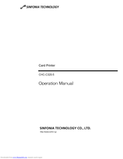 Sinfonia Technology CHC-C320-5 Operation Manual
