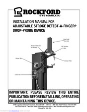 Rockford Systems Detect-A-Finger DAF-100 Installation Manual