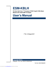 BCM Advanced Research ESM-KBLH User Manual