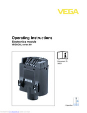 Vega VEGACAL 60 Series Operating Instructions Manual