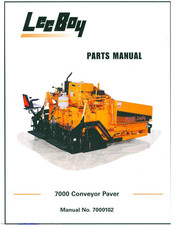 LeeBoy 7000 Parts Manual