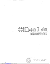 MITS 8800b-sm Documentation