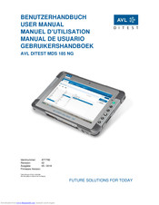 AVL DITEST MDS 185 NG User Manual