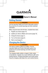 Garmin F4AGGB00 Owner's Manual