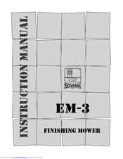 Sovema EM-3 Instruction Manual