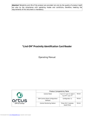 Ortus LUN-7T Operating Manual